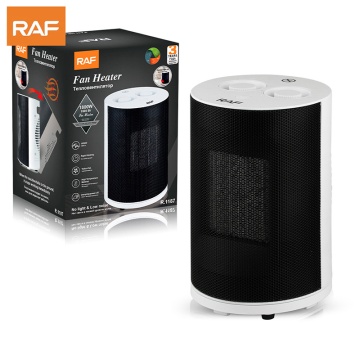 Incalzitor Raf R1185, 1800W, Termostat Reglabil, alb/negru - Img 2