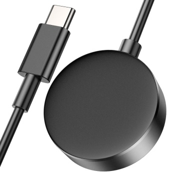 Incarcator Wireless Hoco CW48, Galaxy Watch, 2.5W, 5V, Qi Charging, negru - Img 1