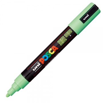 Marker UNI Posca PC-5M, varf rotund, 1.8-2.5mm, verde deschis - M460 - Img 1