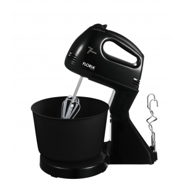 Mixer cu bol FLORIA ZLN7574 – 150W, 7 viteze, Bol plastic 2L, negru - Img 2