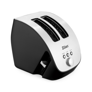 Prajitor de paine Zilan ZLN2690 – 1000W, 6 trepte rumenire, functii dezghetare si reincalzire, negru/inox