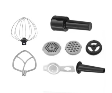 Robot de bucătărie Raf R6676B – 1400W, bol inox 4,5L și accesorii multifuncționale - Img 6