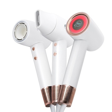 Uscator de par Raf R423 1600W, 2 viteze, 3 trepte temperatura, cap magnetic, alb - Img 4