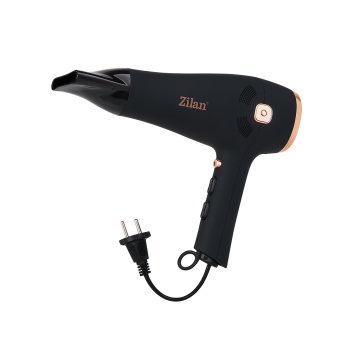 Uscator de par Zilan ZLN9143 2000W functie ionica cablu retractabil aer rece cald concentrator negru