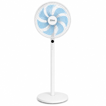 Ventilator cu picior 3in1 Zilan ZLN3765, 60W, 9 viteze, telecomanda, alb