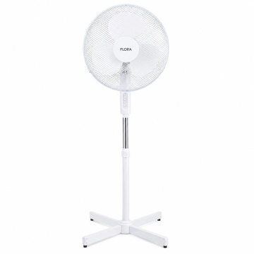 Ventilator cu picior Floria ZLN1180, 40W, 40 cm, 3 viteze, oscilatie, alb