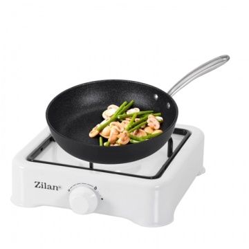 Aragaz 1 ochi Zilan ZLN-0018, alb, doar GPL butelie, compact, emailat rezistent - Img 1