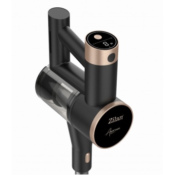 Aspirator vertical Zilan ZLN3099 Aurum, 220W, fara fir, 6 trepte, tub pliabil, filtru HEPA, autonomie 40min, LED, 350ml, negru-auriu - Img 2