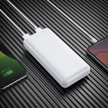 Baterie externa Hoco J72A, 20000mAh, 2xUSB-A, incarcare 10W, Alb - Img 5