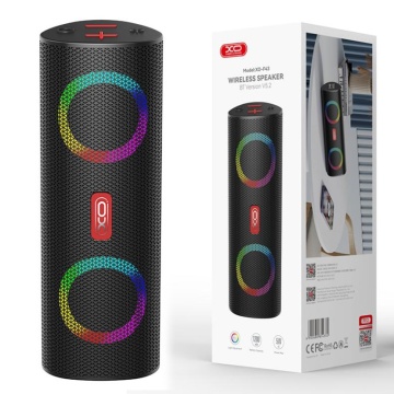 Boxa portabila 10W, XO F43, Bluetooth 5.2, TF card, AUX si regim FM, iluminare RGB, negru - Img 6