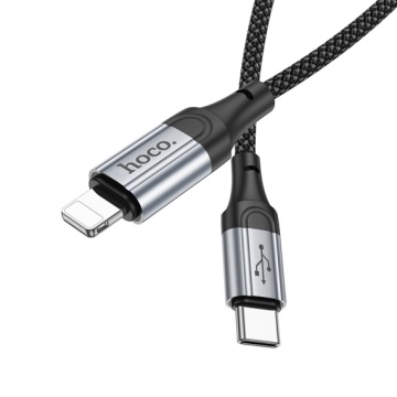 Cablu Type-C la Type-C, Hoco X102, PD60W, QC3.0, 3A, Braided, 1m, negru - Img 3