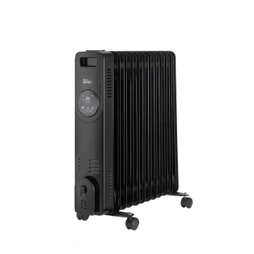 Calorifer electric Zilan ZLN8436, 2500W, 11 elementi, termostat reglabil, negru