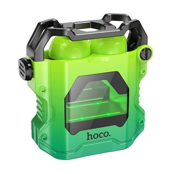 Casti Wireless Hoco EW33, Ear Buds, BT 5.3, 150h StandBy, 300mAh, Interstellar, verde - Img 3
