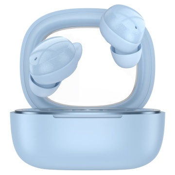 Casti Wireless Hoco EW65, Ear Buds, BT 5.3, 180h StandBy, Noise Cancelling, pentru concentrare/somn, 500mAh, albastru - Img 2