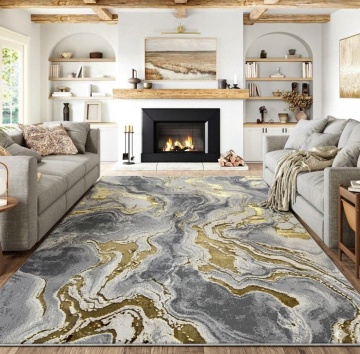 Covor Livario Aurum Galaxy Galben Gold