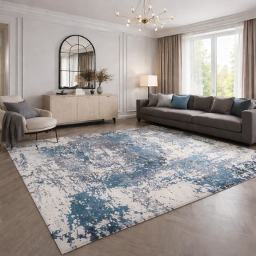 Covor Livario Milano Vegas Crem Turcoaz