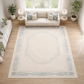 Covor Regalia Livario Modern Classic 224 Cream Turcoaz