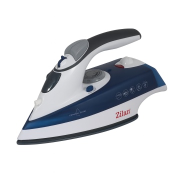 Fier de calcat Zilan ZLN8082, 2200W, talpa ceramica, abur si uscat, autocuratare, albastru