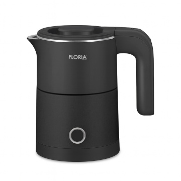 Fierbator electric Floria ZLN1733 – 500ml, 1000W, inox interior, pereti dubli, negru