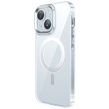 Husa iPhone 15 Plus Hoco AS3, MagSafe, antidrop, protectie premium, transparent - Img 1