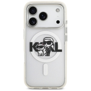 Husa Karl Lagerfeld pentru APPLE iPhone 17 Pro - MagSafe, Rezistenta, TPU cu sclipici, transparent - Img 3