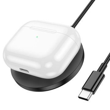 Incarcator Wireless Hoco CW50, AP Series, 15W, Qi Charging, Fast, negru - Img 2