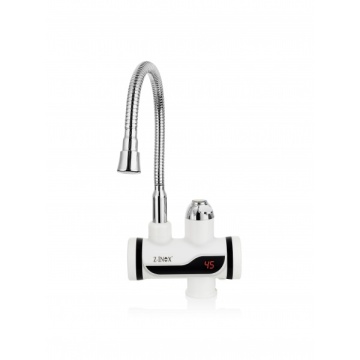 Robinet electric Z-Inox ZLN5480 3000W alb inox cu afisaj LED si incalzire instanta - Img 2