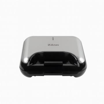 Sandwich-Maker 3 in 1 ZILAN ZLN4704 – 800W, Placi antiaderente, Indicator luminos, Gri