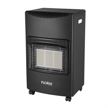 Soba pe gaz GPL Floria ZLN8458, 4200W, negru, demontata, aprindere PIEZO, protectie CO2, ceramica termorezistenta - Img 1