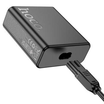 Statie incarcare Hoco C133A, PD75W, 3xUSB-C, 3xUSB-A, MultiHub USB, Cablu retea, negru - Img 2