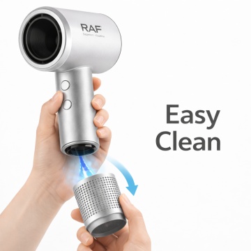 Uscator de Par Raf R4503, 1600W, 3 Viteze, Aer Rece si cald, Gri - Img 2