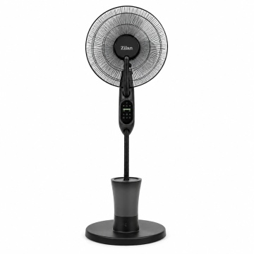 Ventilator cu pulverizare Zilan ZLN0977, 75W, 3 trepte viteza, timer, telecomanda, negru