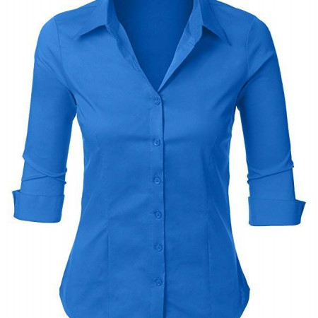 Le3no Roll Up 3/4 Sleeve Shirt