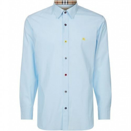 Contrast Button Shirt