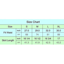 High Waist Synthetic Skirt