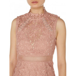 Lace Panel Shift Dress