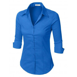 Le3no Roll Up 3/4 Sleeve Shirt