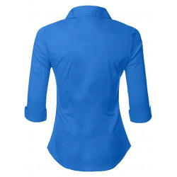 Le3no Roll Up 3/4 Sleeve Shirt