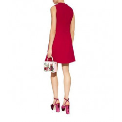 Wool Crepe Shift Dress
