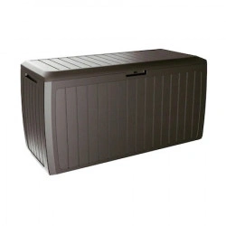 Lada depozitare - “Boxe Board”, maro terra d`ombra, 290 litri, cm 116,6 x 47 x 59,5h - Img 3