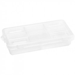 Organizator,18x9x3,5 cm, transparent - Img 2