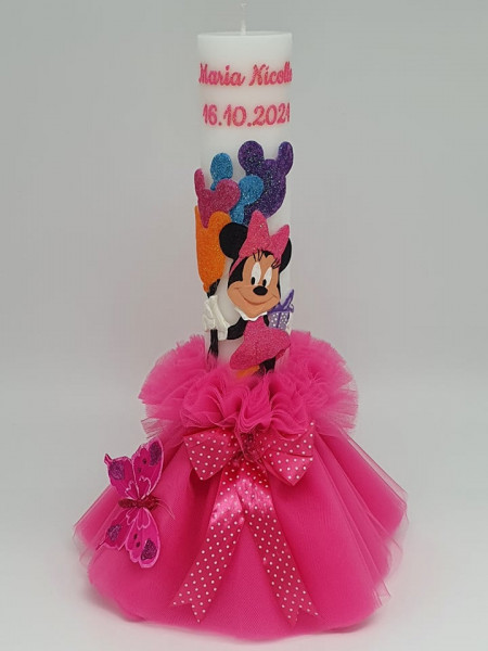 Lumanare Botez Minnie Mouse 3D