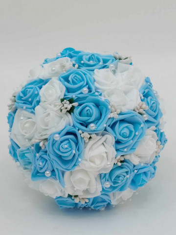 Buchet Mireasa/Nasa Bleu - Img 1
