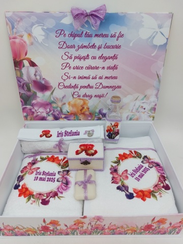 Trusou Botez Fete Cu Irisi Si Fluturi - Img 3