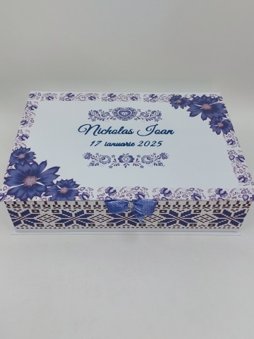 Trusou Botez Traditional Baiat Cu Lumanare Albastra - Img 6