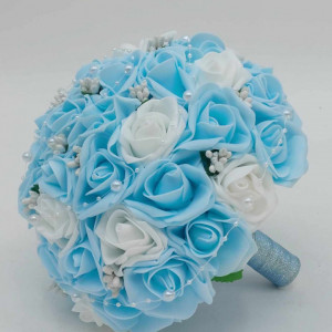 Buchet Mireasa Bleu - Img 2