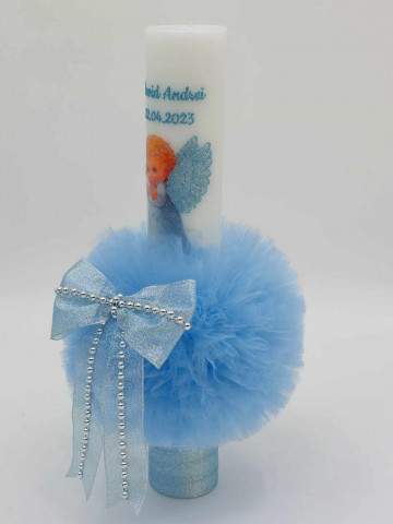 Lumanare Botez Ingeras Bleu - Img 3