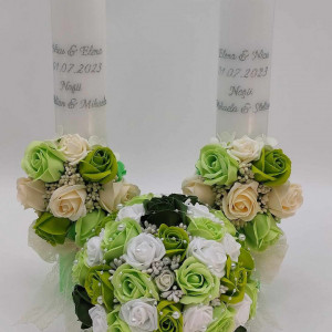 Pachet Nunta Verde Personalizat Cu Gliter - Img 1