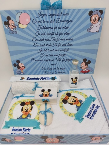 Trusou Bleu Baiat Model Cu Mickey - Img 2