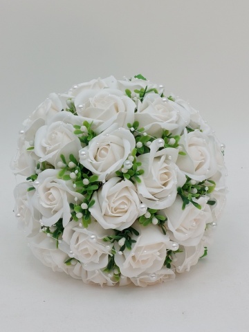 Buchet Cununie Alb - Img 1